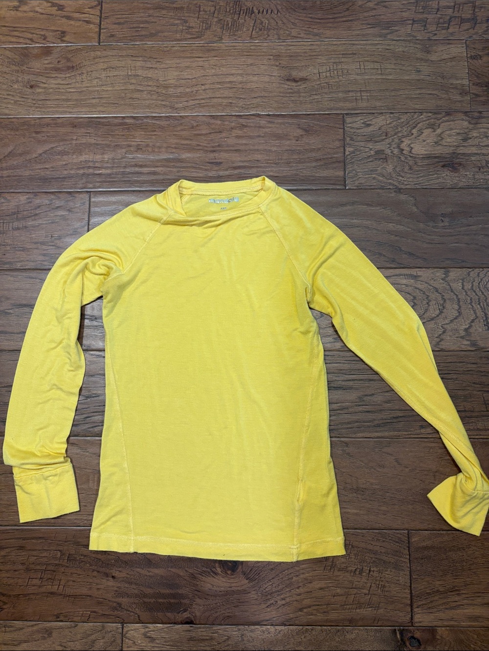 Mandala Long-Sleeve Yellow Performance Top
